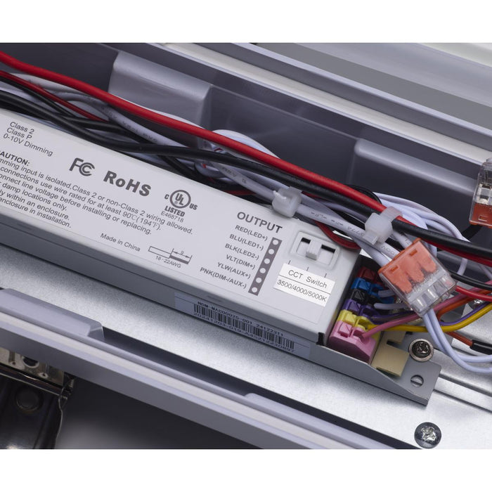 SATCO/NUVO 20W LED 2 Foot Linear Vapor Proof Fixture CCT Selectable 3000K/4000K/5000K 120-347V (65-836)