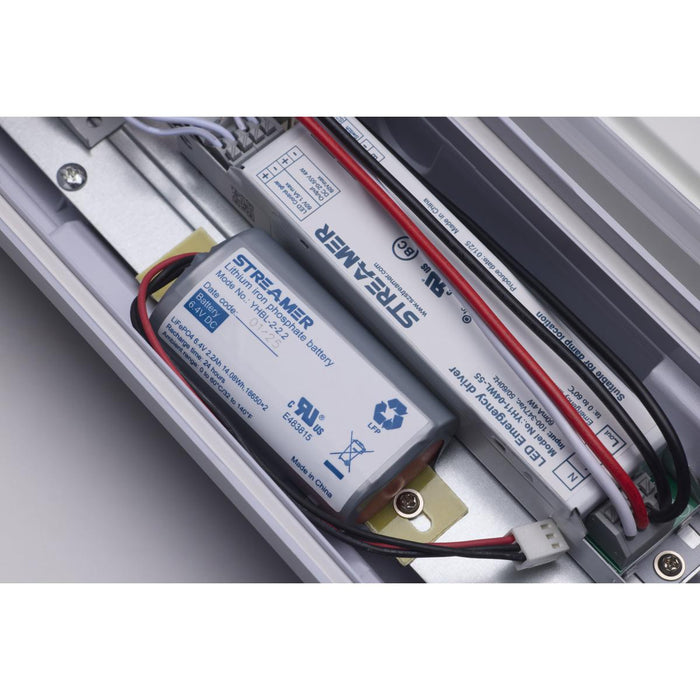 SATCO/NUVO LED 4 Foot Linear Vapor Proof Fixture Wattage/CCT Selectable 40W/50W/60W 3000K/4000K/5000K 120-347V (65-837)