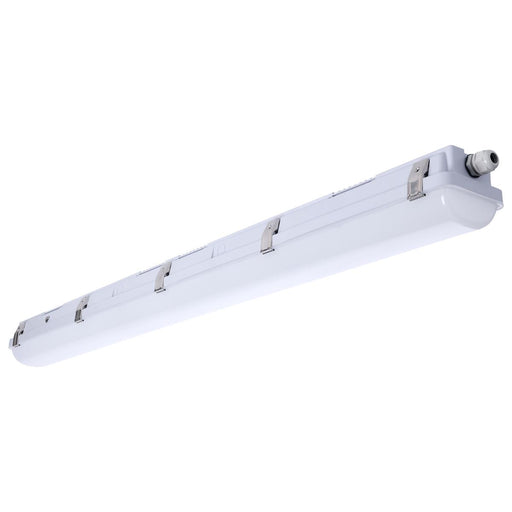 SATCO/NUVO LED 4 Foot Linear Vapor Proof Fixture Wattage/CCT Selectable 40W/50W/60W 3000K/4000K/5000K 120-347V (65-837)