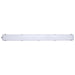 SATCO/NUVO LED 4 Foot Vapor Proof Fixture Wattage/CCT Selectable 40W/50W/60W 3000K/4000K/5000K Emergency Battery Integrated Microwave Sensor 120-347V (65-839)