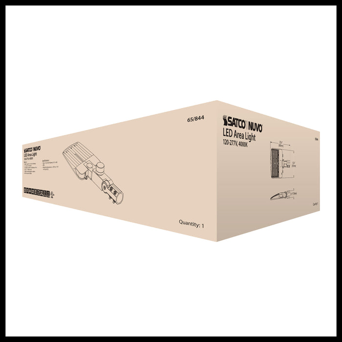 SATCO/NUVO LED Area Light Type III 200W Bronze Finish 4000K 120-277V (65-844)