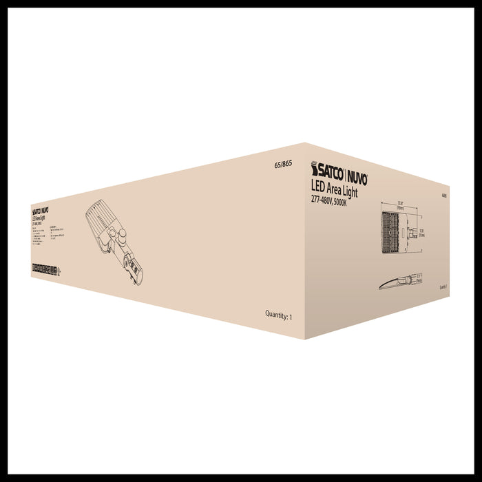SATCO/NUVO LED Area Light Type III 200W Bronze Finish 5000K 277-480V (65-865)