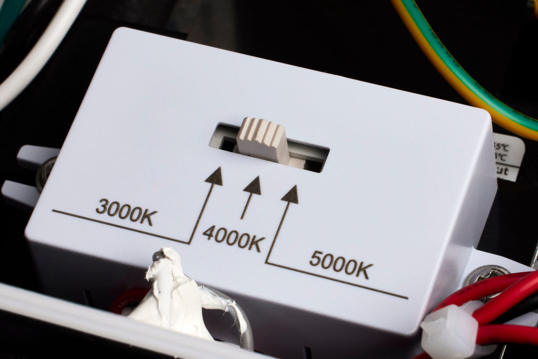 SATCO/NUVO 15W Oval Small Emergency Wall Pack LED CCT Selectable 3500K/4000K/5000K Photocell Bronze Finish (65-880)