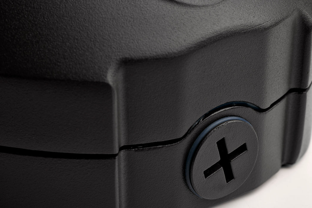 SATCO/NUVO 15W Oval Small Emergency Wall Pack LED CCT Selectable 3500K/4000K/5000K Photocell Black Finish (65-881)