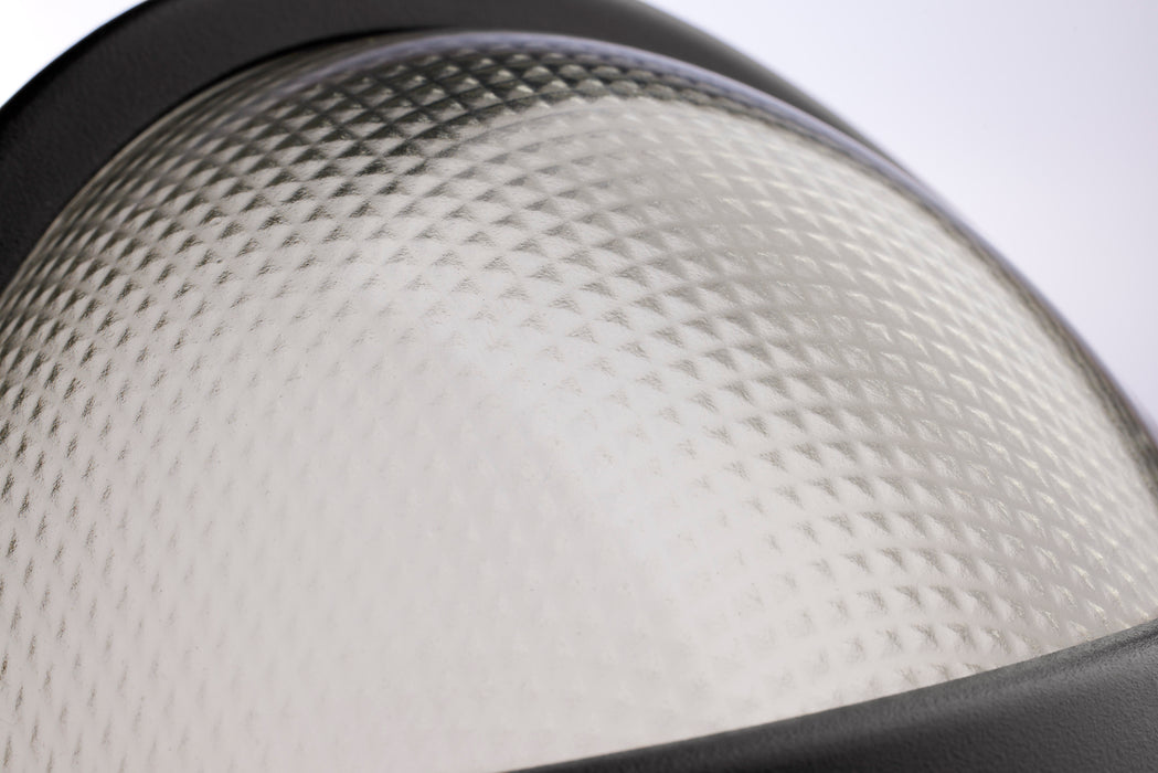 SATCO/NUVO 15W Oval Small Emergency Wall Pack LED CCT Selectable 3500K/4000K/5000K Photocell Black Finish (65-881)