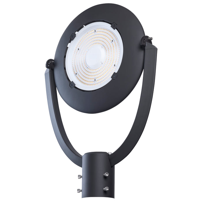 SATCO/NUVO LED Small Post Top Fixture Wattage/CCT Selectable 75W/55W/35W 3000K/4000K/5000K 120-347V Bronze (Q3)