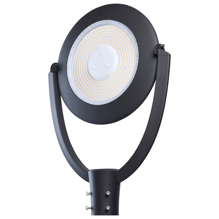 SATCO/NUVO LED Large Post Top Fixture Wattage/CCT Selectable 150W/125W/100W 3000K/4000K/5000K 120-347V Bronze (Q3)