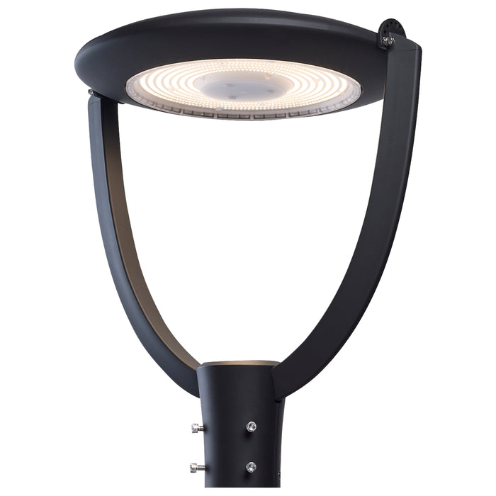 SATCO/NUVO LED Large Post Top Fixture Wattage/CCT Selectable 150W/125W/100W 3000K/4000K/5000K 120-347V Bronze (Q3)