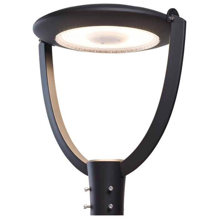 SATCO/NUVO LED Large Post Top Fixture Wattage/CCT Selectable 150W/125W/100W 3000K/4000K/5000K 120-347V Bronze (Q3)