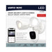 SATCO/NUVO Starfish Bullet Smart Security Light With Camera 20W 3000K White Finish 120-277V (65-900R1)