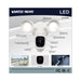 SATCO/NUVO Starfish Bullet Smart Security Light With Camera 20W 3000K White Finish 120-277V (65-900R1)