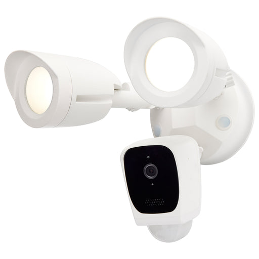 SATCO/NUVO Starfish Bullet Smart Security Light With Camera 20W 3000K White Finish 120-277V (65-900R1)