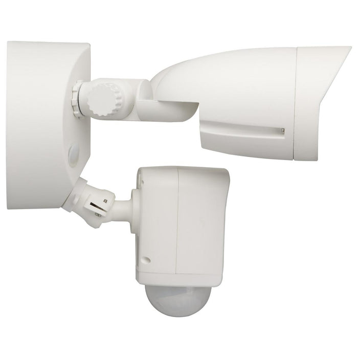 SATCO/NUVO Bullet Outdoor Smart Security Light With Camera Starfish Enabled White Finish (65-900)