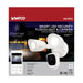 SATCO/NUVO Bullet Outdoor Smart Security Light With Camera Starfish Enabled White Finish (65-900)