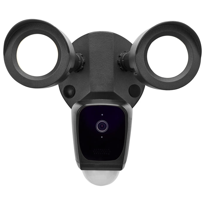 SATCO/NUVO Starfish Bullet Smart Security Light With Camera 20W 3000K Black Finish 120-277V (65-901R1)