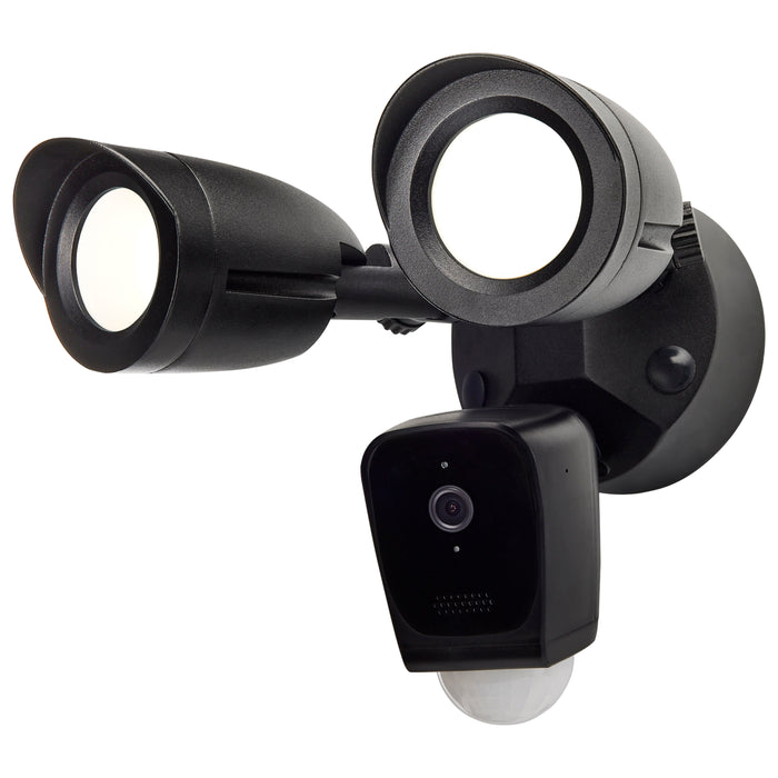 SATCO/NUVO Starfish Bullet Smart Security Light With Camera 20W 3000K Black Finish 120-277V (65-901R1)