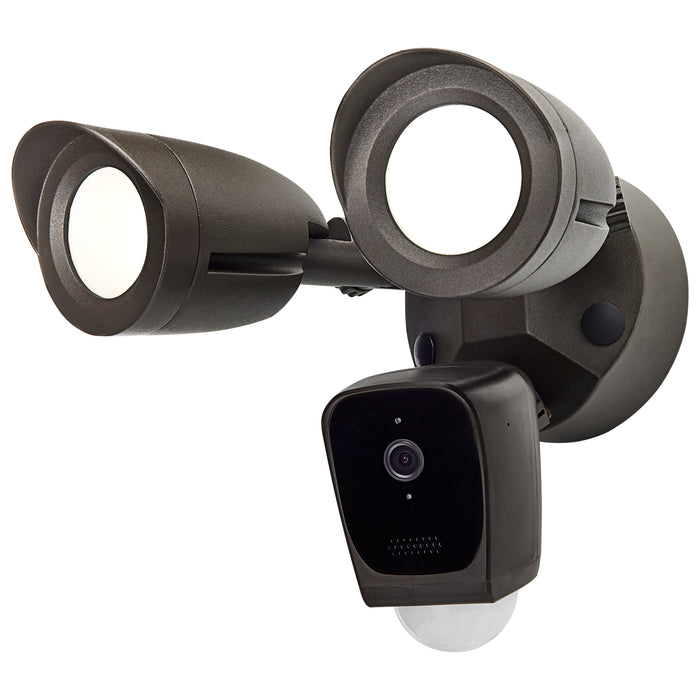 SATCO/NUVO Starfish Bullet Smart Security Light With Camera 20W 3000K Bronze Finish 120-277V (65-902R1)