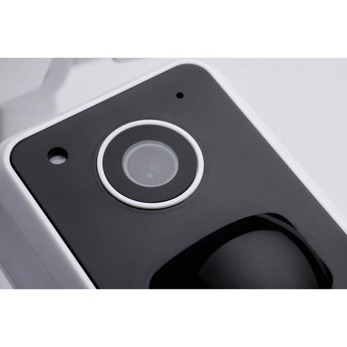 SATCO/NUVO 36W Rectangular Outdoor Smart Security Light With Camera Starfish Enabled Tunable White-White Finish (65-920)