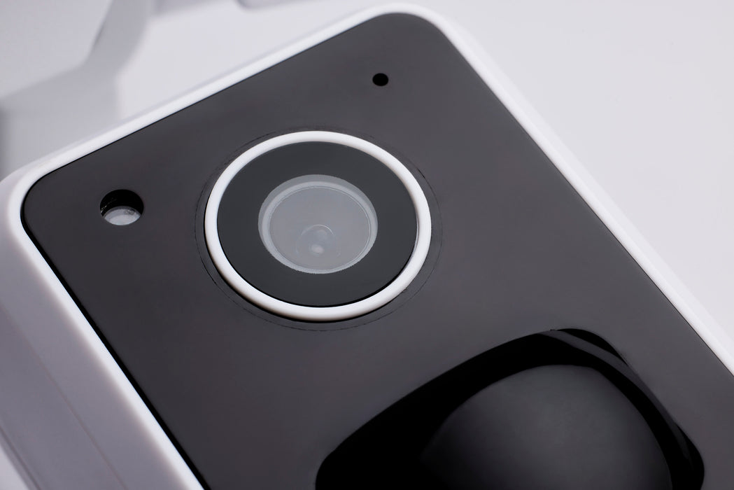 SATCO/NUVO 20W Bullet Outdoor Smart Security Light With Camera Starfish Enabled CCT Selectable 3000K/4000K/5000K White Finish (65-930)