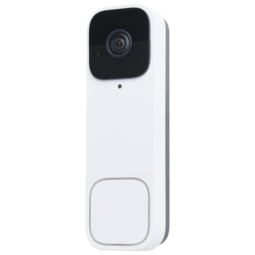 SATCO/NUVO Smart Doorbell Security Camera Wired White With White Chime Starfish Enabled (65-933)