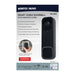 SATCO/NUVO Smart Doorbell Security Camera Wired Black With Black Chime Starfish Enabled (65-934)