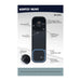 SATCO/NUVO Smart Doorbell Security Camera Wired Black With Black Chime Starfish Enabled (65-934)