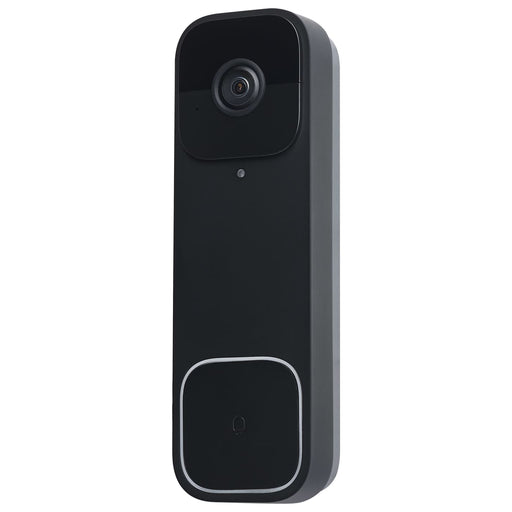 SATCO/NUVO Smart Doorbell Security Camera Wired Black With Black Chime Starfish Enabled (65-934)