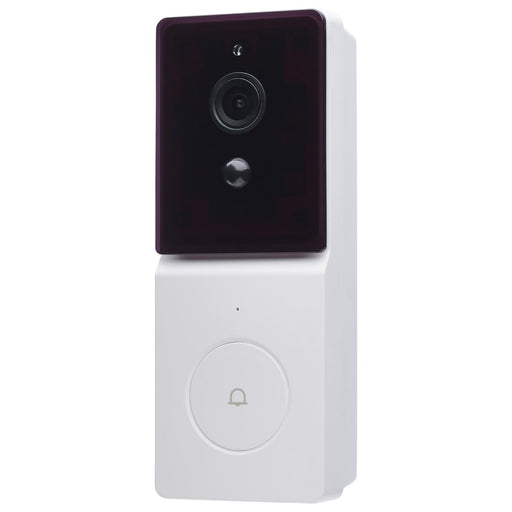 SATCO/NUVO Starfish Smart Doorbell Security Camera White Doorbell With Black Chime (65-935)