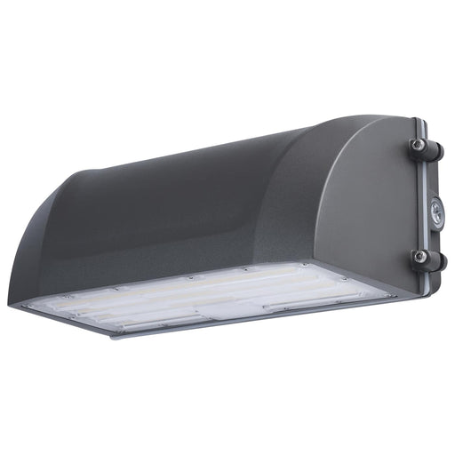 SATCO/NUVO LED Full Cutoff Wall Pack Wattage/CCT Selectable 45W/60W/80W 3000K/4000K/5000K 80 CRI Dimmable 120-277V Bronze Finish (65-941)