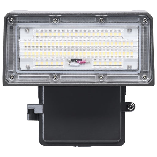 SATCO/NUVO LED Small Wall Pack Wattage/CCT Selectable 15W/20W/25W 3000K/4000K/5000K 80 CRI Dimmable 120-277V Bronze Finish (65-943)