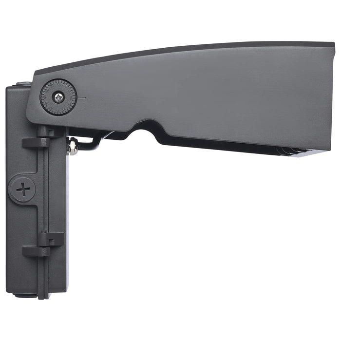 SATCO/NUVO LED Large Wall Pack Wattage/CCT Selectable 45W/60W/80W 3000K/4000K/5000K 80 CRI Dimmable 120-277V Bronze Finish (65-944)