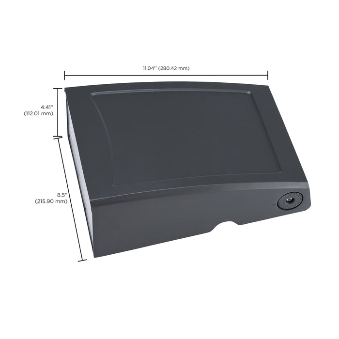 SATCO/NUVO LED Large Wall Pack Wattage/CCT Selectable 45W/60W/80W 3000K/4000K/5000K 80 CRI Dimmable 120-277V Bronze Finish (65-944)