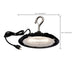 SATCO/NUVO 60W Hi-Pro Shop Light With Plug 8 Inch 3000K Black Finish 120V (65-960)