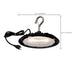 SATCO/NUVO 60W Hi-Pro Shop Light With Plug 8 Inch 4000K Black Finish 120V (65-961)