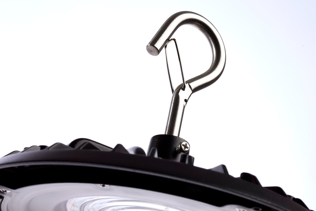 SATCO/NUVO 60W Hi-Pro Shop Light With Plug 8 Inch 5000K Black Finish 120V (65-962)