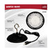 SATCO/NUVO 60W Hi-Pro Shop Light With Plug 8 Inch 5000K Black Finish 120V (65-962)