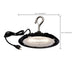 SATCO/NUVO 60W Hi-Pro Shop Light With Plug 8 Inch 5000K Black Finish 120V (65-962)