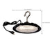 SATCO/NUVO 80W Hi-Pro Shop Light With Plug 8 Inch 3000K Black Finish 120V (65-963)