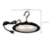 SATCO/NUVO 80W Hi-Pro Shop Light With Plug 8 Inch 4000K Black Finish 120V (65-964)