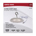 SATCO/NUVO 60W Hi-Pro Shop Light With Plug 8 Inch 3000K White Finish 120V (65-970)