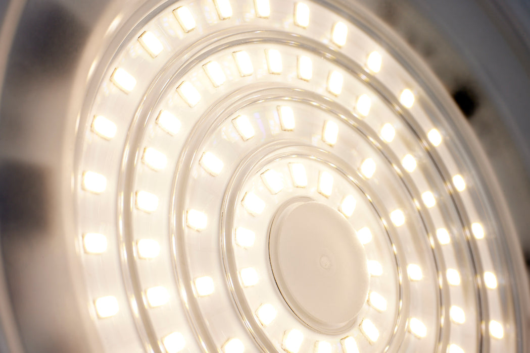 SATCO/NUVO 80W Hi-Pro Shop Light With Plug 8 Inch 4000K White Finish 120V (65-974)