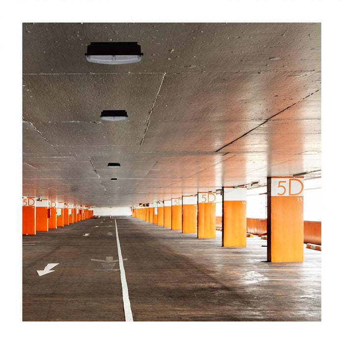 SATCO/NUVO 8.5 Inch LED Field Selectable Canopy Fixture 25W/30W/40W 3000K/4000K/5000K (65-980)