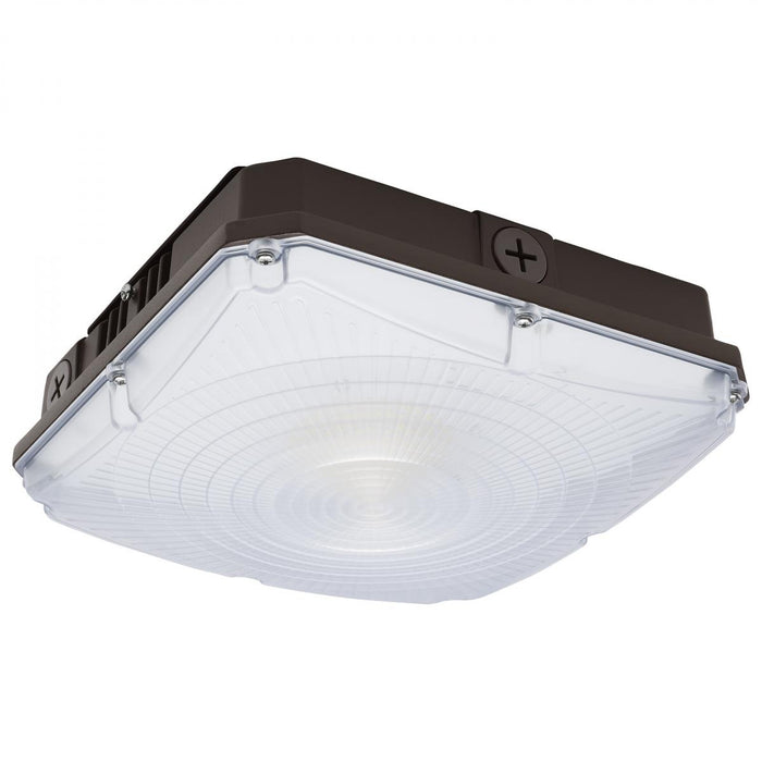 SATCO/NUVO 8.5 Inch LED Field Selectable Canopy Fixture 25W/30W/40W 3000K/4000K/5000K (65-980)