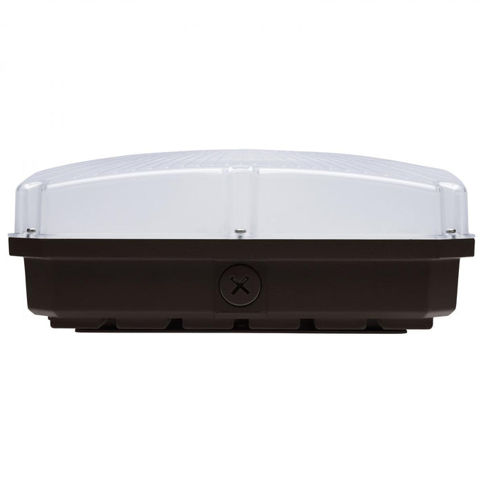 SATCO/NUVO 10 Inch LED Field Selectable Canopy Fixture 45W/60W/70W 3000K/4000K/5000K (65-981)