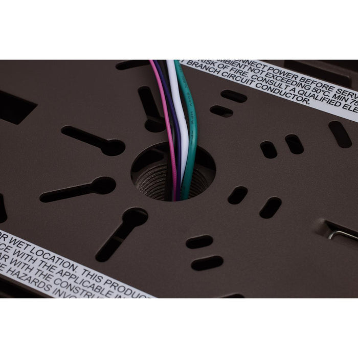 SATCO/NUVO 10 Inch LED Field Selectable Canopy Fixture 45W/60W/70W 3000K/4000K/5000K (65-981)