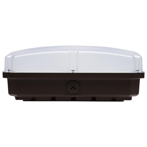SATCO/NUVO 10 Inch LED Canopy Fixture Wattage/CCT Selectable 45W/60W/70W 3000K/4000K/5000K 120-277V Bronze (65-983)