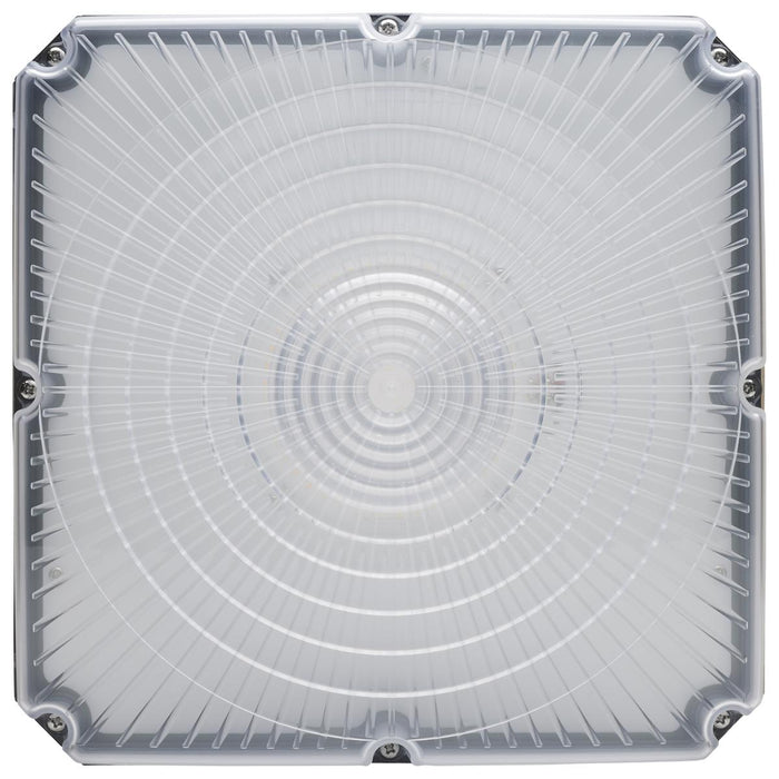 SATCO/NUVO 10 Inch LED Canopy Fixture Wattage/CCT Selectable 45W/60W/70W 3000K/4000K/5000K 120-277V Bronze (65-983)