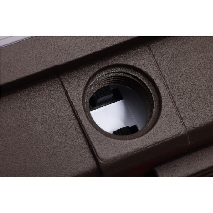 SATCO/NUVO 10 Inch LED Canopy Fixture Wattage/CCT Selectable 45W/60W/70W 3000K/4000K/5000K 120-277V Bronze (65-983)