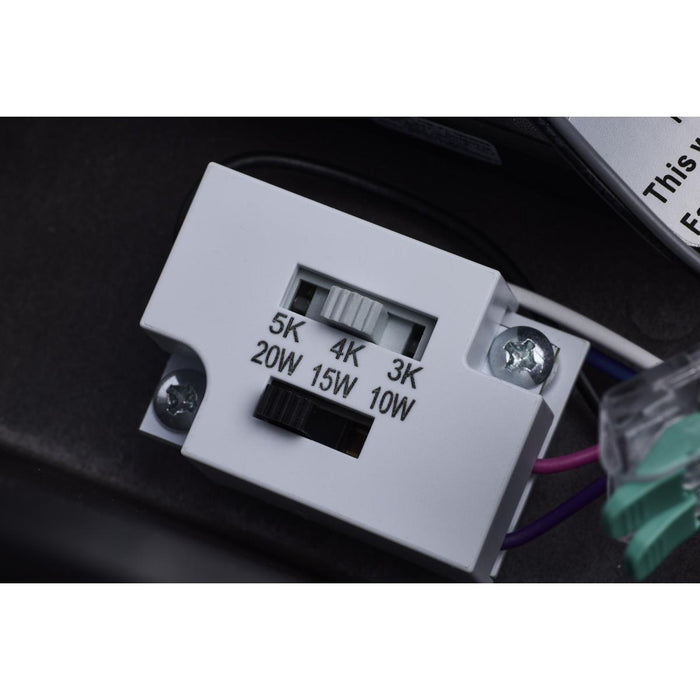 SATCO/NUVO LED Entryway Wall Pack Wattage/CCT Selectable 10W/15W/20W 3000K/4000K/5000K 120-347V 80 CRI 0-10V Dimming Bronze (65-986)