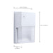 SATCO/NUVO LED Entryway Wall Pack Wattage/CCT Selectable 10W/15W/20W 3000K/4000K/5000K 120-347V 80 CRI 0-10V Dimming White (65-987)